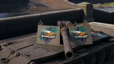 Эмблема, надпись, командир, медаль и большая декаль Amway921 в Битве блогеров 2021 World of Tanks Эмблема, надпись, командир, медаль и большая декаль Amway921 в Битве блогеров 2021 World of Tanks