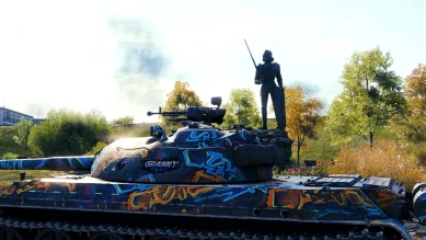 Наградной 2D-стиль «EviL_GrannY наградной» в Битве Блогеров 2021 World of Tanks Наградной 2D-стиль «EviL_GrannY наградной» в Битве Блогеров 2021 World of Tanks