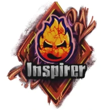 Эмблема, надпись, командир, медаль и большая декаль Inspirer в Битве блогеров 2021 World of Tanks Эмблема, надпись, командир, медаль и большая декаль Inspirer в Битве блогеров 2021 World of Tanks