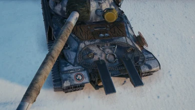 Историчный 3D-стиль «Белый медведь» на танк Объект 705А из обновления 1.12 в World of Tanks Историчный 3D-стиль «Белый медведь» на танк Объект 705А из обновления 1.12 в World of Tanks