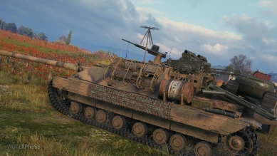 Историчный 3D-стиль «Ланселот» для FV217 Badger в World of Tanks Историчный 3D-стиль «Ланселот» для FV217 Badger в World of Tanks