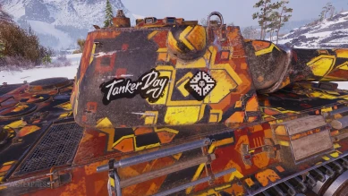 Настраиваемый 2D-стиль «День танкиста 2021» из патча 1.14 World of Tanks Настраиваемый 2D-стиль «День танкиста 2021» из патча 1.14 World of Tanks