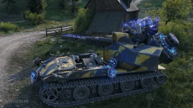 Редкий босс: Blitzträger auf E 220 из фан-режима «Возвращение Ваффентрагера» в World of Tanks Редкий босс: Blitzträger auf E 220 из фан-режима «Возвращение Ваффентрагера» в World of Tanks