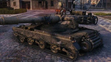 Вымышленный 3D-стиль «Пойнтер» на Manticore в World of Tanks Вымышленный 3D-стиль «Пойнтер» на Manticore в World of Tanks