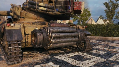 Вымышленный 3D-стиль «Пойнтер» на Manticore в World of Tanks Вымышленный 3D-стиль «Пойнтер» на Manticore в World of Tanks