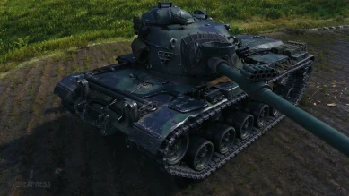 Историчный 3D-стиль «Хэлрейзер» для танка M60 в World of Tanks Историчный 3D-стиль «Хэлрейзер» для танка M60 в World of Tanks