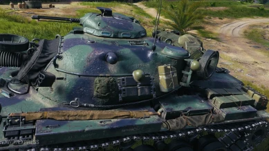 Историчный 3D-стиль «Хэлрейзер» для танка M60 в World of Tanks Историчный 3D-стиль «Хэлрейзер» для танка M60 в World of Tanks