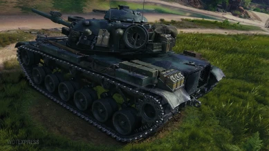 Историчный 3D-стиль «Хэлрейзер» для танка M60 в World of Tanks Историчный 3D-стиль «Хэлрейзер» для танка M60 в World of Tanks