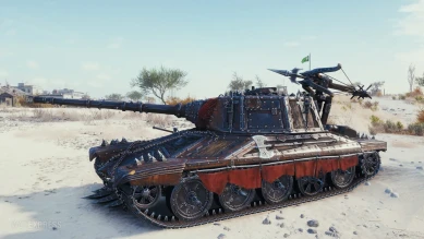 Вымышленный 3D-стиль «Char de Chastel» для танка AltProto AMX 30 в World of Tanks Вымышленный 3D-стиль «Char de Chastel» для танка AltProto AMX 30 в World of Tanks