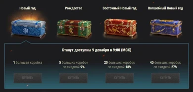 Вероятности выпадения в Больших коробках 2022 World of Tanks Вероятности выпадения в Больших коробках 2022 World of Tanks