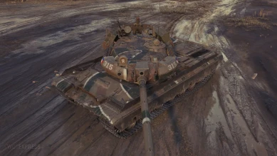 Историчный 3D-стиль «Хурикан» для танка Vz. 55 в World of Tanks Историчный 3D-стиль «Хурикан» для танка Vz. 55 в World of Tanks