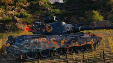 Вымышленный 3D-стиль «Коготь тигра» для танка WZ-114 в World of Tanks Вымышленный 3D-стиль «Коготь тигра» для танка WZ-114 в World of Tanks