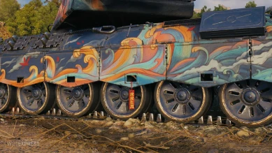 Вымышленный 3D-стиль «Коготь тигра» для танка WZ-114 в World of Tanks Вымышленный 3D-стиль «Коготь тигра» для танка WZ-114 в World of Tanks