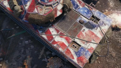 2D-стиль «Звёзды и полосы» из обновления 1.17 в World of Tanks 2D-стиль «Звёзды и полосы» из обновления 1.17 в World of Tanks