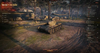 Новый танк Т-44-122А добавили на общий тест обновления 1.17 в World of Tanks Новый танк Т-44-122А добавили на общий тест обновления 1.17 в World of Tanks