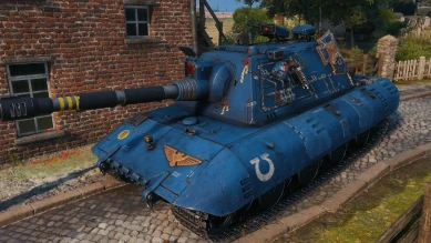 3D-стиль «Немезис» для танка E 100 в World of Tanks 3D-стиль «Немезис» для танка E 100 в World of Tanks