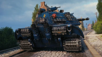 3D-стиль «Немезис» для танка E 100 в World of Tanks 3D-стиль «Немезис» для танка E 100 в World of Tanks