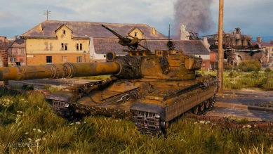 Историчный 3D-стиль «Бернард» для танка 60TP Lewandowskiego в World of Tanks Историчный 3D-стиль «Бернард» для танка 60TP Lewandowskiego в World of Tanks