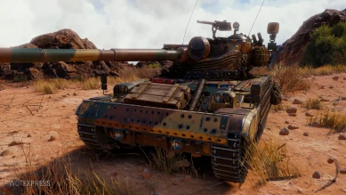 Историчный 3D-стиль «Визирь» для танка AMX 13 105 в World of Tanks Историчный 3D-стиль «Визирь» для танка AMX 13 105 в World of Tanks