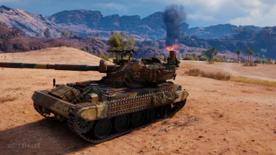 Историчный 3D-стиль «Визирь» для танка AMX 13 105 в World of Tanks Историчный 3D-стиль «Визирь» для танка AMX 13 105 в World of Tanks