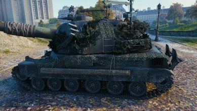 Историчный 3D-стиль «Констеласьон» для танка Bat.-Châtillon 155 58 в Мире танков Историчный 3D-стиль «Констеласьон» для танка Bat.-Châtillon 155 58 в Мире танков