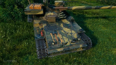 Неисторичный 3D-стиль «Леванте» для танка Char Futur 4 в Мире танков Неисторичный 3D-стиль «Леванте» для танка Char Futur 4 в Мире танков