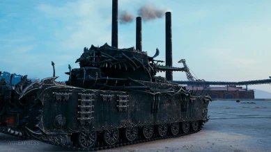 Вымышленный 3D-стиль «Чудище заморское» для танка Карачун в Мире танков Вымышленный 3D-стиль «Чудище заморское» для танка Карачун в Мире танков