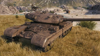 3D-стиль «Carmen de bisonte» для према 56TP в Мире танков 3D-стиль «Carmen de bisonte» для према 56TP в Мире танков
