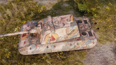 2D-стиль «Лунный кролик» из 1.22 в Мире танков 2D-стиль «Лунный кролик» из 1.22 в Мире танков