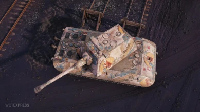 2D-стиль «Лунный кролик» из 1.22 в Мире танков 2D-стиль «Лунный кролик» из 1.22 в Мире танков