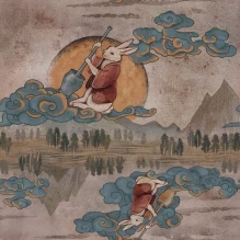 2D-стиль «Лунный кролик» из 1.22 в Мире танков 2D-стиль «Лунный кролик» из 1.22 в Мире танков