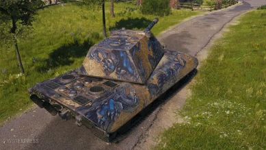 Настраиваемый 2D-cтиль «Небесный скакун (лазурный)» для соревновательного режима "Натиск" в Мире танков Настраиваемый 2D-cтиль «Небесный скакун (лазурный)» для соревновательного режима "Натиск" в Мире танков