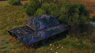 Настраиваемый 2D-cтиль «Небесный скакун (лазурный)» для соревновательного режима "Натиск" в Мире танков Настраиваемый 2D-cтиль «Небесный скакун (лазурный)» для соревновательного режима "Натиск" в Мире танков