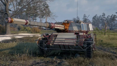 3D-стиль «Звёздный лотос» для WZ-132-1 в Мире танов 3D-стиль «Звёздный лотос» для WZ-132-1 в Мире танов