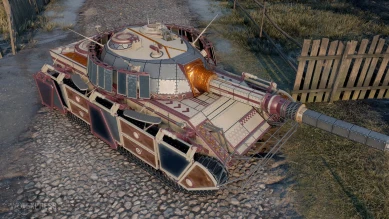 3D-стиль «Звёздный лотос» для WZ-132-1 в Мире танов 3D-стиль «Звёздный лотос» для WZ-132-1 в Мире танов