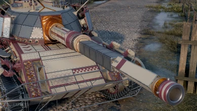 3D-стиль «Звёздный лотос» для WZ-132-1 в Мире танов 3D-стиль «Звёздный лотос» для WZ-132-1 в Мире танов