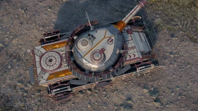 3D-стиль «Звёздный лотос» для WZ-132-1 в Мире танов 3D-стиль «Звёздный лотос» для WZ-132-1 в Мире танов