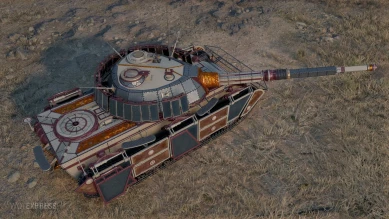 3D-стиль «Звёздный лотос» для WZ-132-1 в Мире танов 3D-стиль «Звёздный лотос» для WZ-132-1 в Мире танов