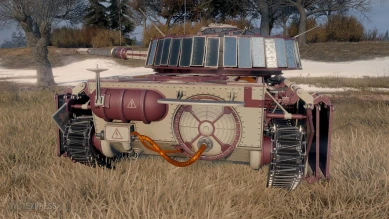 3D-стиль «Звёздный лотос» для WZ-132-1 в Мире танов 3D-стиль «Звёздный лотос» для WZ-132-1 в Мире танов