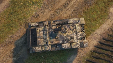 Настраиваемый 2D-cтиль «Огненный волк» для режима Натиск в Мире танков Настраиваемый 2D-cтиль «Огненный волк» для режима Натиск в Мире танков