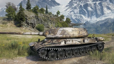 Настраиваемый 2D-cтиль «Огненный волк» для режима Натиск в Мире танков Настраиваемый 2D-cтиль «Огненный волк» для режима Натиск в Мире танков