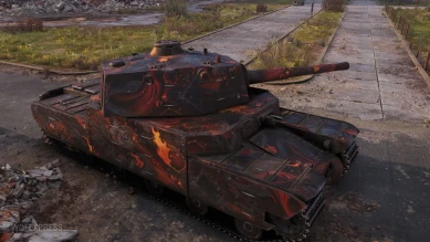 2D-стиль «Пламя безумия» в Мире танков 2D-стиль «Пламя безумия» в Мире танков