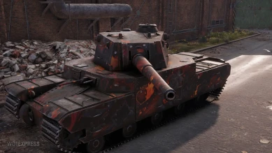 2D-стиль «Пламя безумия» в Мире танков 2D-стиль «Пламя безумия» в Мире танков