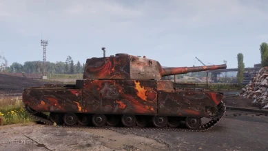 2D-стиль «Пламя безумия» в Мире танков 2D-стиль «Пламя безумия» в Мире танков