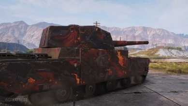 2D-стиль «Пламя безумия» в Мире танков 2D-стиль «Пламя безумия» в Мире танков