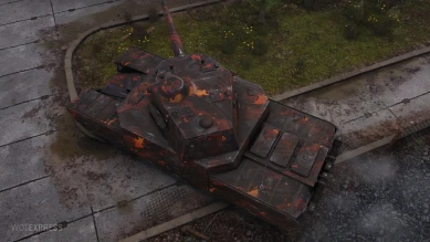 2D-стиль «Пламя безумия» в Мире танков 2D-стиль «Пламя безумия» в Мире танков