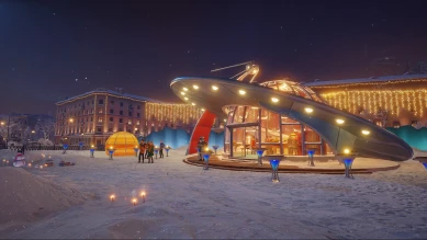 Cкриншоты новогоднего ангара в Мире танков Cкриншоты новогоднего ангара в Мире танков