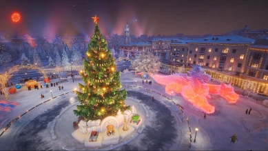 Cкриншоты новогоднего ангара в Мире танков Cкриншоты новогоднего ангара в Мире танков