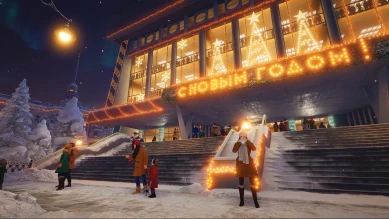 Cкриншоты новогоднего ангара в Мире танков Cкриншоты новогоднего ангара в Мире танков