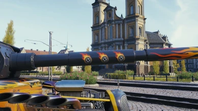 3D-стиль «Хот-род» для Panhard EBR 105 в World of Tanks 3D-стиль «Хот-род» для Panhard EBR 105 в World of Tanks